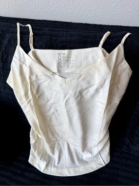 BOODY Cream Lightweight Lounge Tank Cami